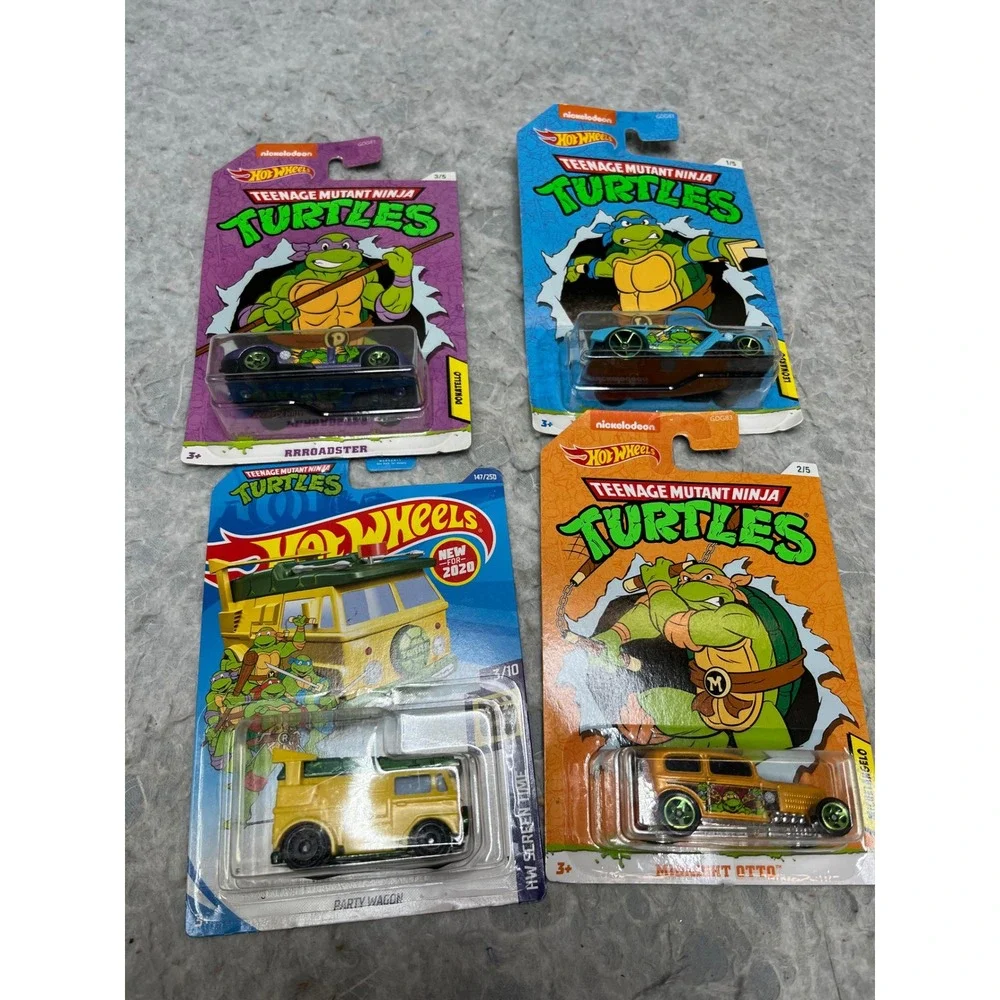 Hot Wheels TMNT Teenage Mutant Ninja‎ Turtles Party Wagon Donatello Michelangelo